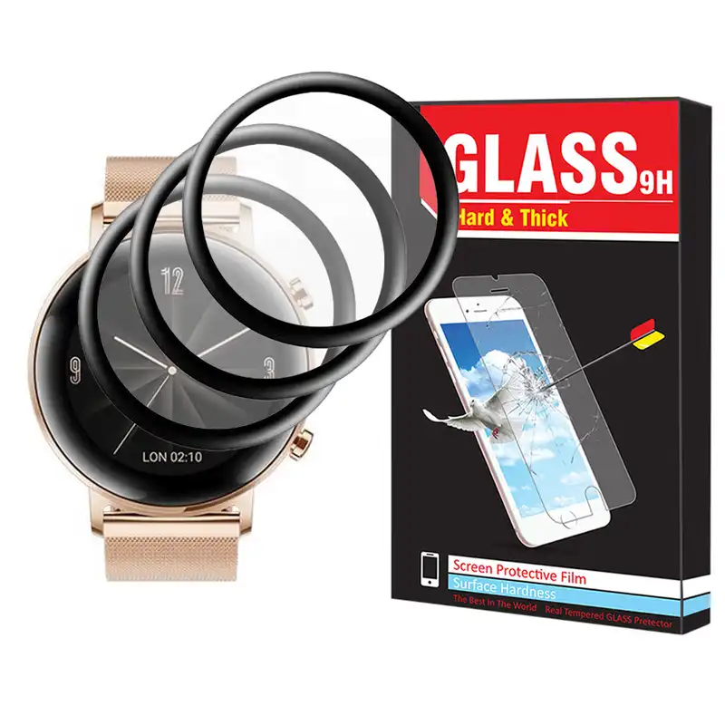 محافظ صفحه نمایش نانو هارد اند تیک مدل NHT مناسب برای ساعت هوشمند هوآوی Watch GT 2 42mm بسته سه عددی