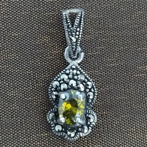 آویز گردنبند نقره زنانه سلین کالا مدل سیترین ce-new248