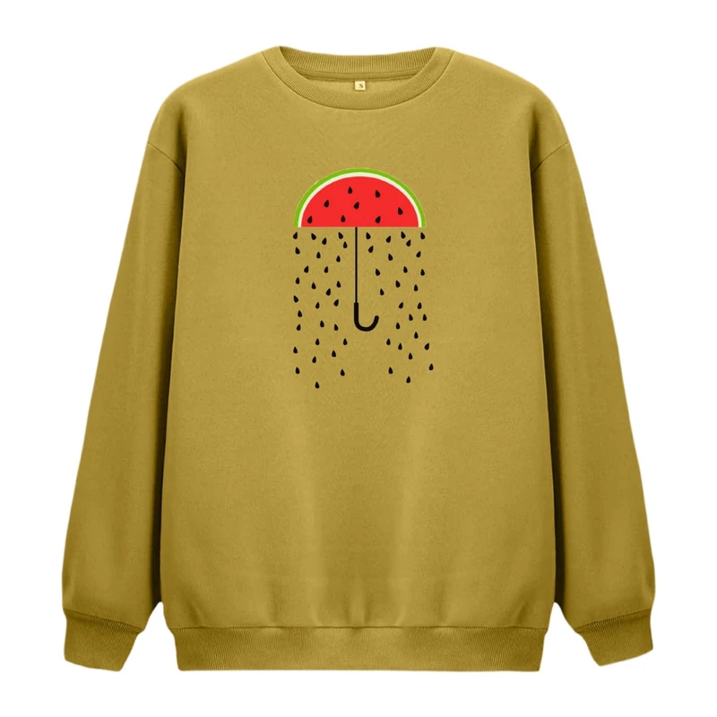 سویشرت زنانه مدل هندوانه چتر یلدایی کد 2