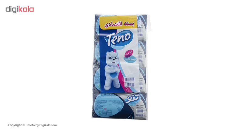 دستمال کاغذی 250 برگ تنو مدل Soft بسته 8 عددی