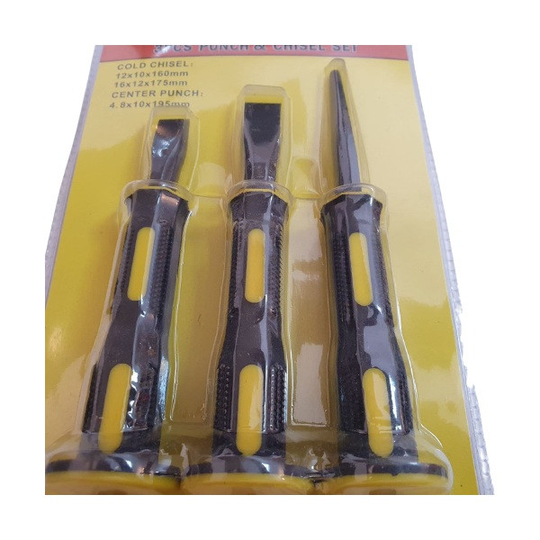 مجموعه 3 عددی قلم و سنبه یونیورسال مدل HZ5507