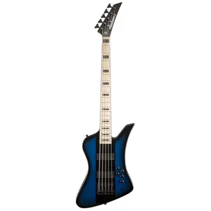 گیتار باس جکسون مدل X Series Signature David Ellefson Kelly BIRD V BASSBlue Stripe