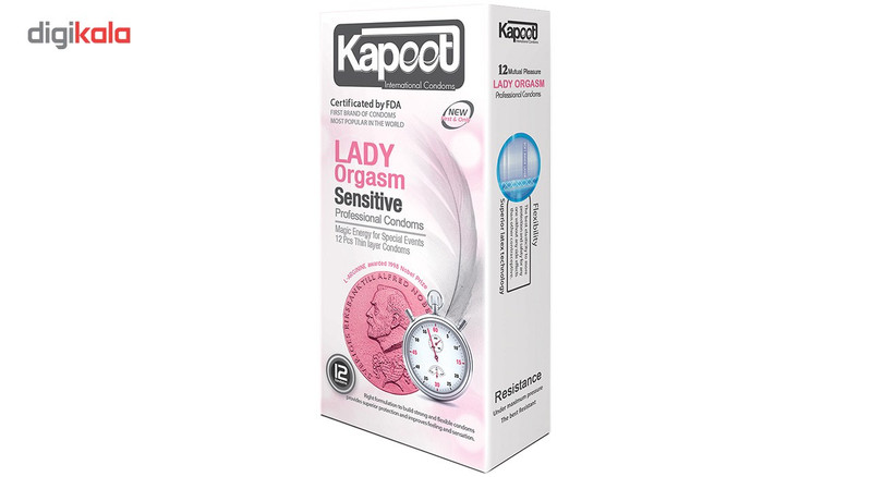 کاندوم تاخیری کاپوت مدل Lady Orgasm بسته 12 عددی