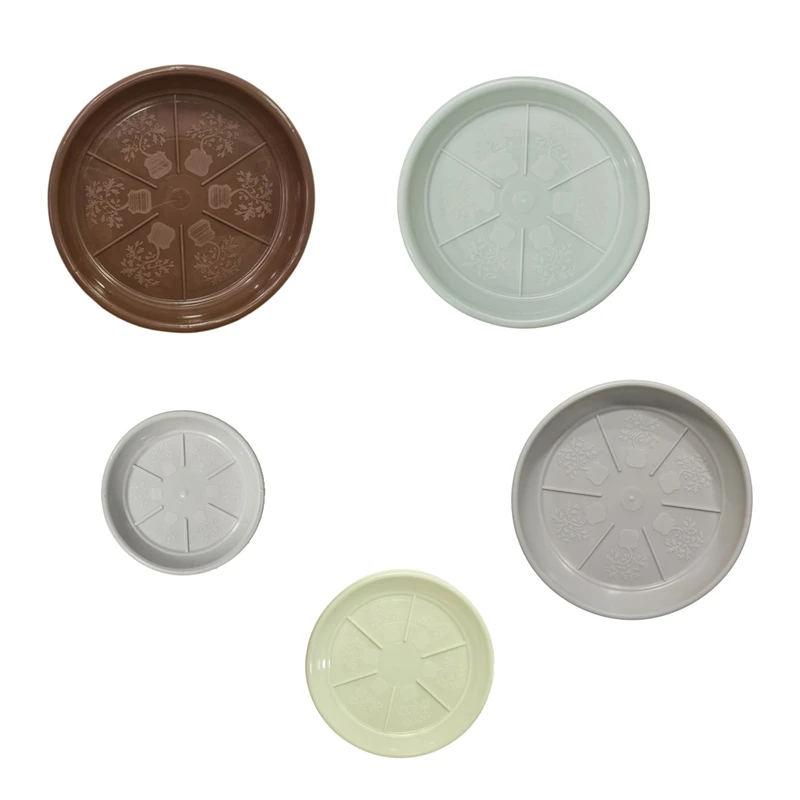 زیرگلدانی شیک پلاستیک مدل SC5 مجموعه 5 عددی