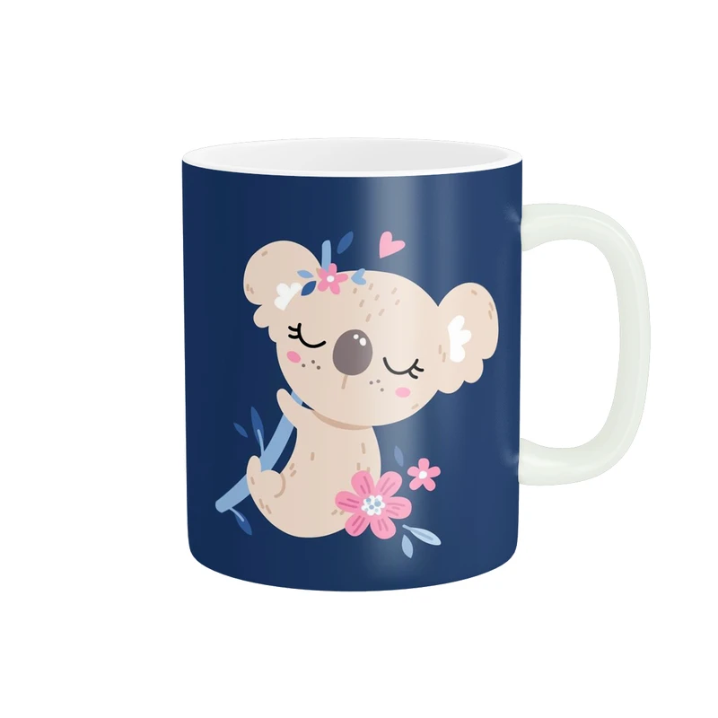 ماگ مدل فانتزی طرح نقاشی کوالا کد N17