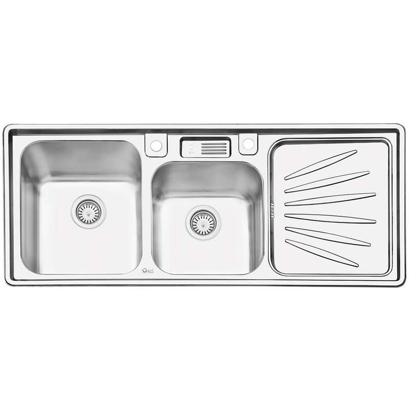سینک ایلیا استیل مدل 2061L توکار سایز 50 × 120 سانتی متر سینک ایلیا استیل مدل 2061L توکار سایز 50 × 120 سانتی متر
