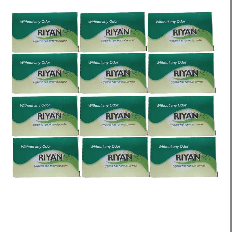 پودر موبر ریان مدل معطر وزن 50 گرم مجموعه 12 عددی