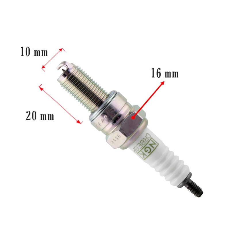 شمع موتورسیکلت ان جی کی مدل CR8EGP مجموعه 4 عددی عکس شماره 2