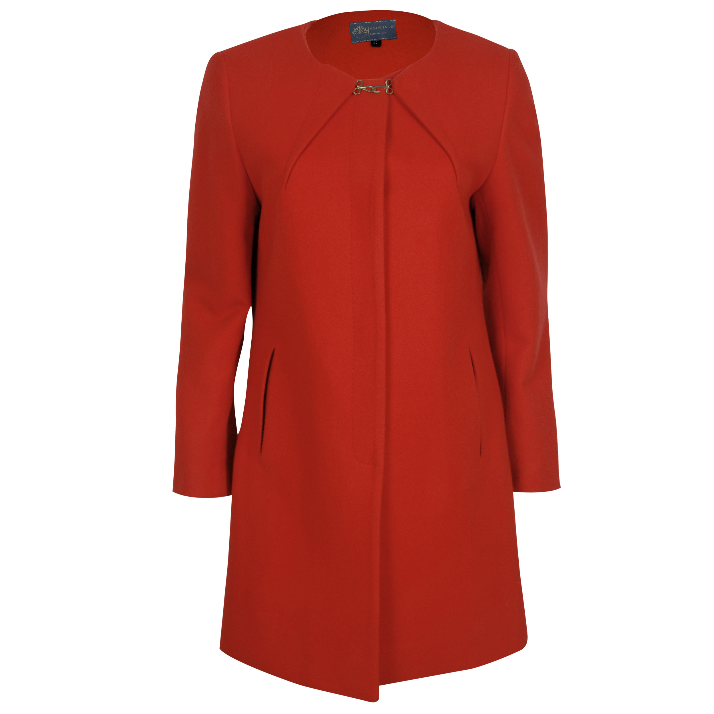 پالتو زنانه عصر جدید مدل 1250 رنگ قرمز