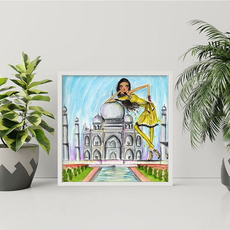 تابلو طرح دختر مدل EP509