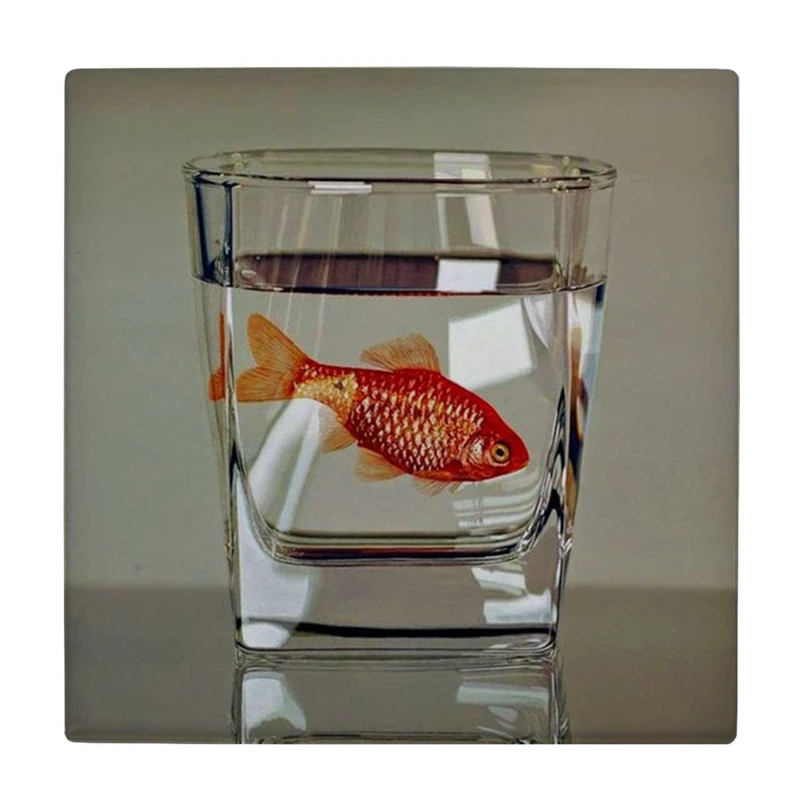  زیر لیوانی طرح ماهی در لیوان آب کد    4074955_2840