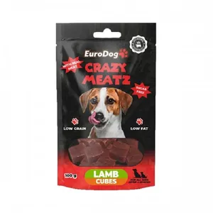  غذای تشویقی سگ یوروداگ مدل Lamb Cubes وزن 100گرم