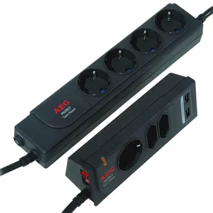 چند راهی برق AEG  مدل Protect Twin Power