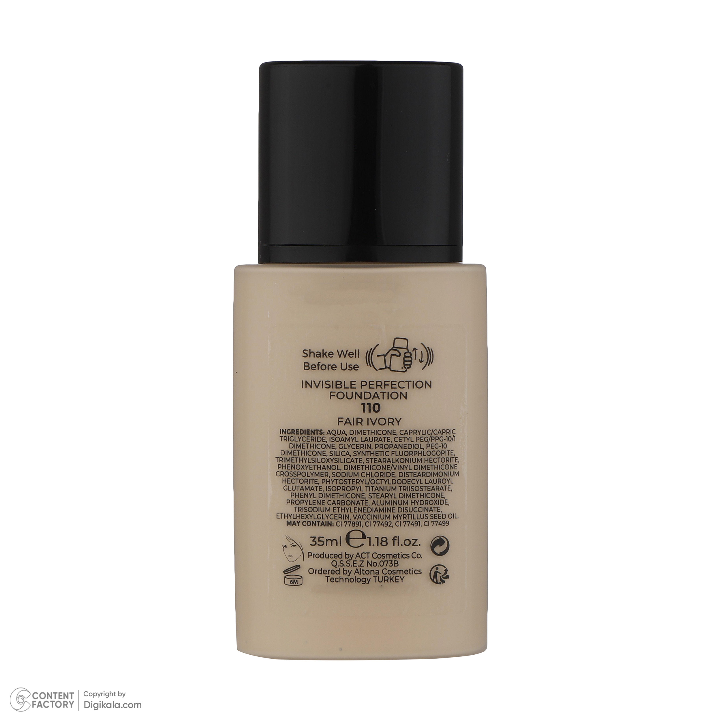 کرم پودر نوت مدل Cosmetique شماره 110 حجم 35 میلی لیتر