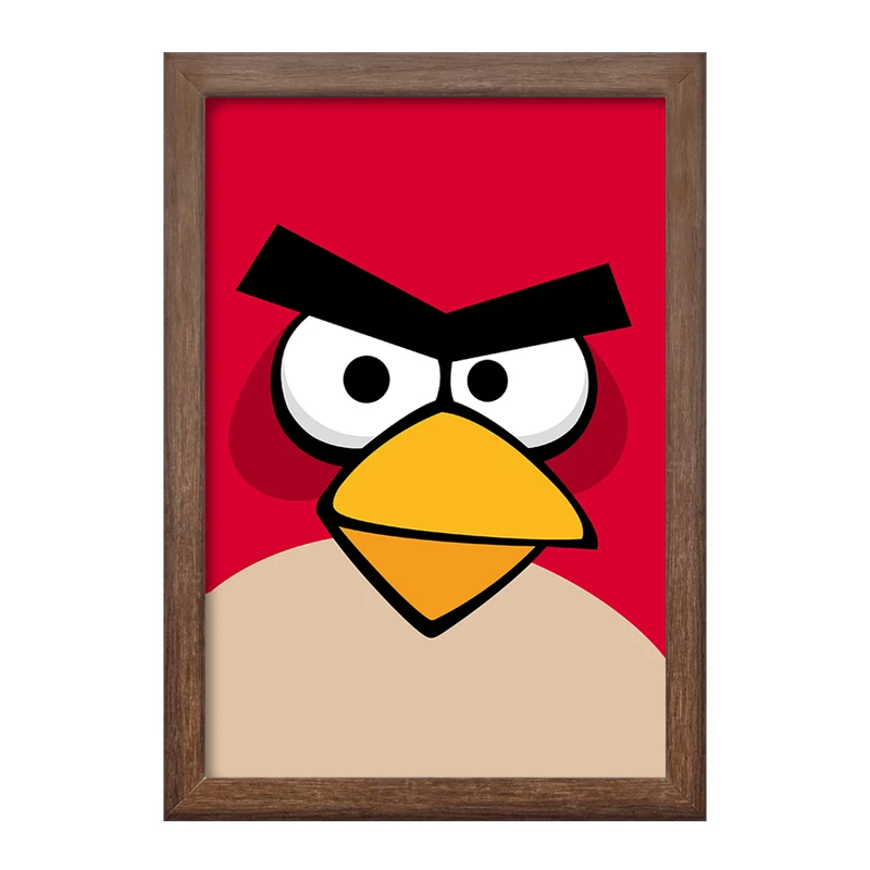 تابلو خندالو طرح پرندگان خشمگین (Angry Birds) کد F2061