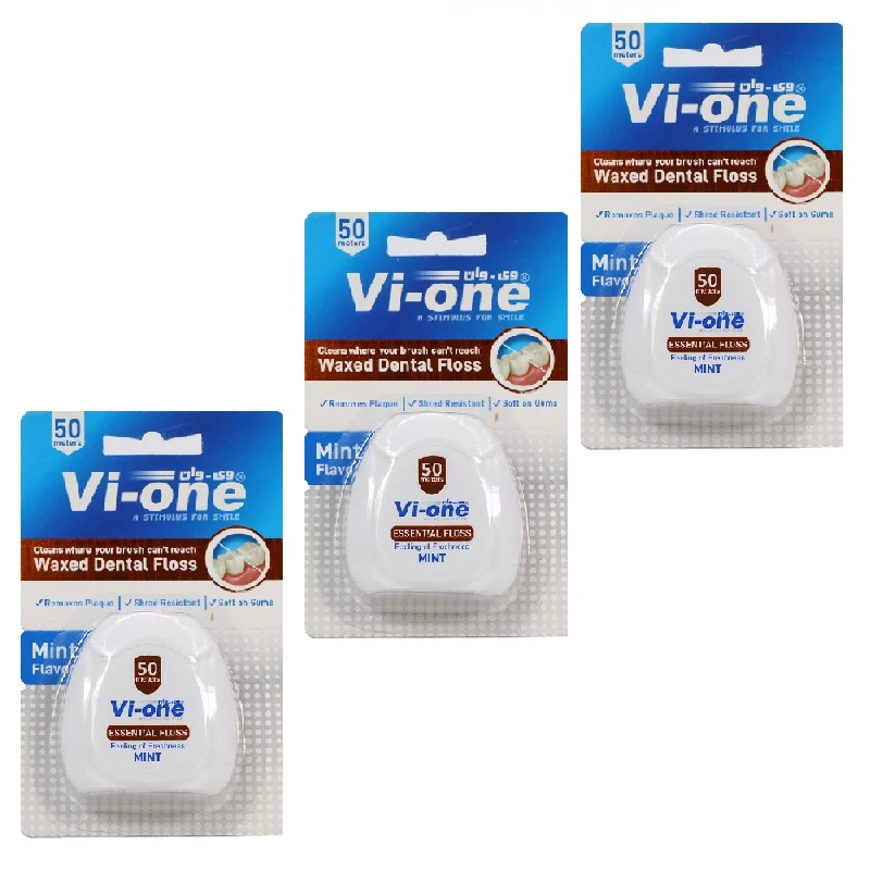 نخ دندان وی وان مدل نعنایی مجموعه 3 عددی