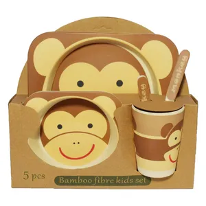 ست 5 پارچه کودک لیلی طرح Monkey