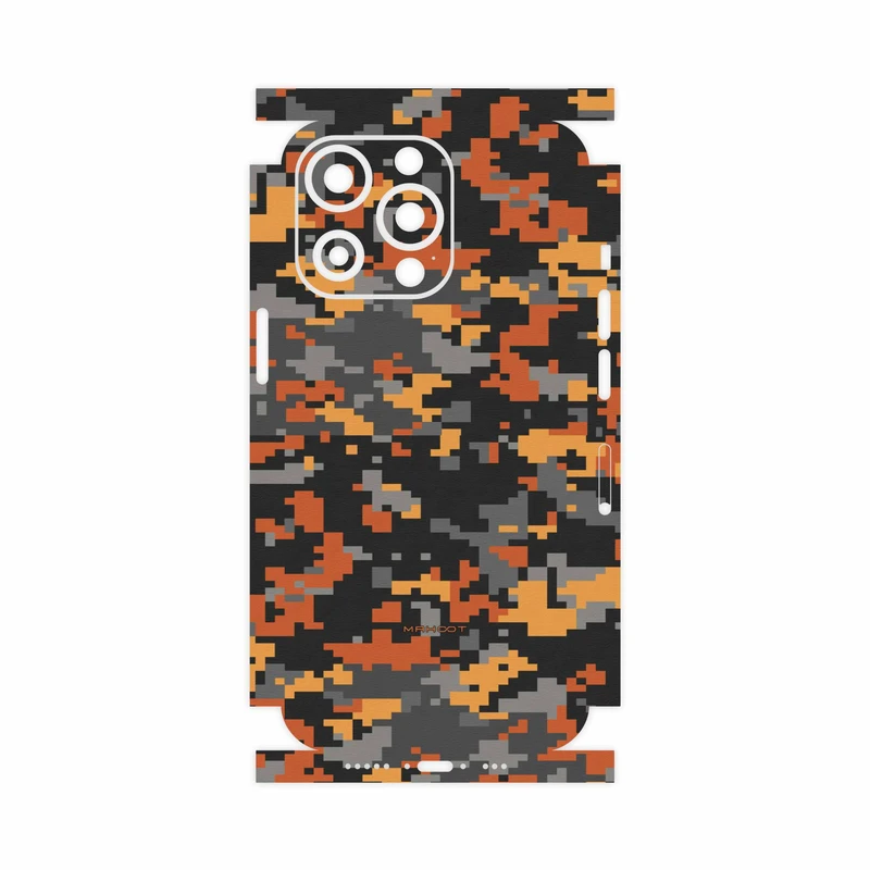برچسب پوششی ماهوت مدل Army-Autumn-pixel-FullSkin مناسب برای گوشی موبایل اپل iphone 13 Pro