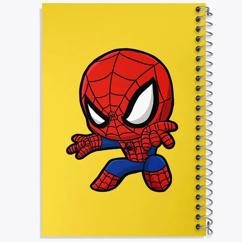 دفتر مشق 100 برگ خندالو طرح مرد عنکبوتی Spider Man کد 13169