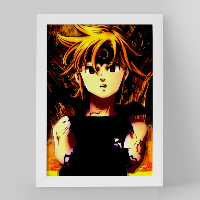 تابلو خندالو مدل ملیوداس انیمه هفت گناه کبیره کد 17578