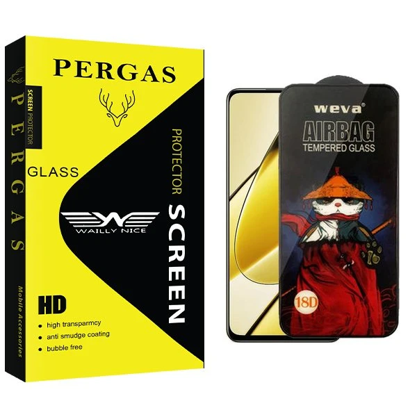 محافظ صفحه نمایش وایلی نایس مدل Pergas Airbag مناسب برای گوشی موبایل ریلمی 11 5G