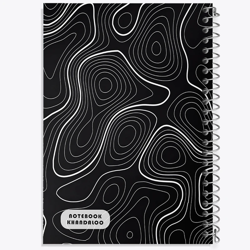 دفتر ژورنال نویسی 50 برگ خندالو مدل نقطه ای طرح پترن فانتزی کد N4761