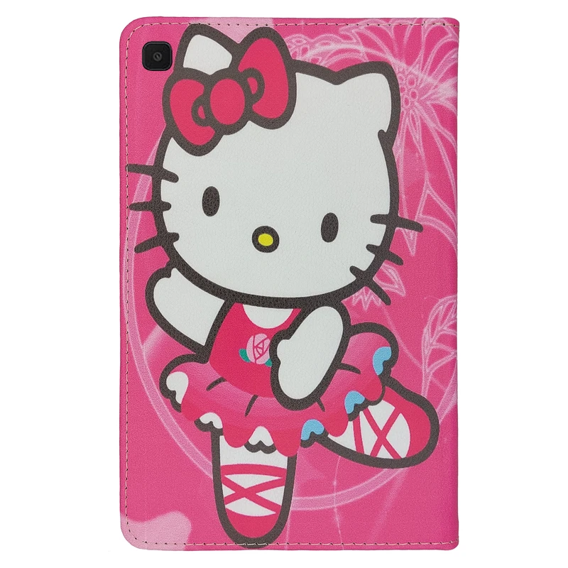 کیف کلاسوری طرح هلو کیتی کد J-053 مناسب برای تبلت سامسونگ Galaxy Tab A 8.0 2019 T290 / T295