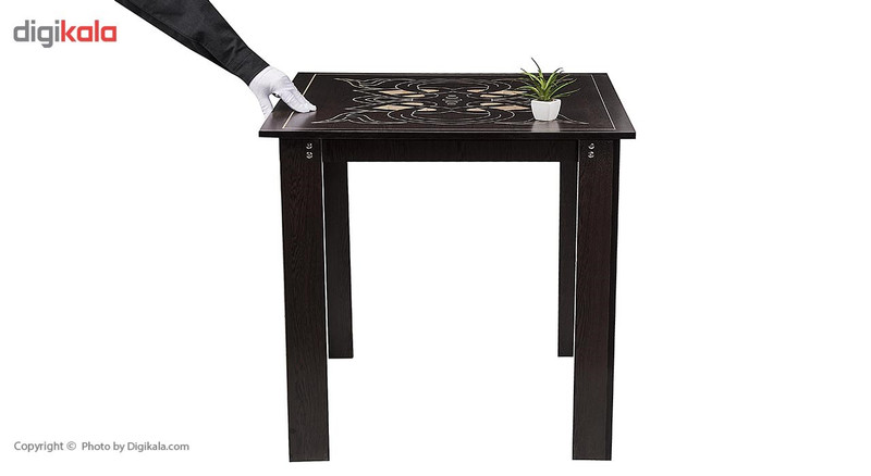 میز ناهار خوری صنایع چوب قائم کد K217 سایز 80 × 80