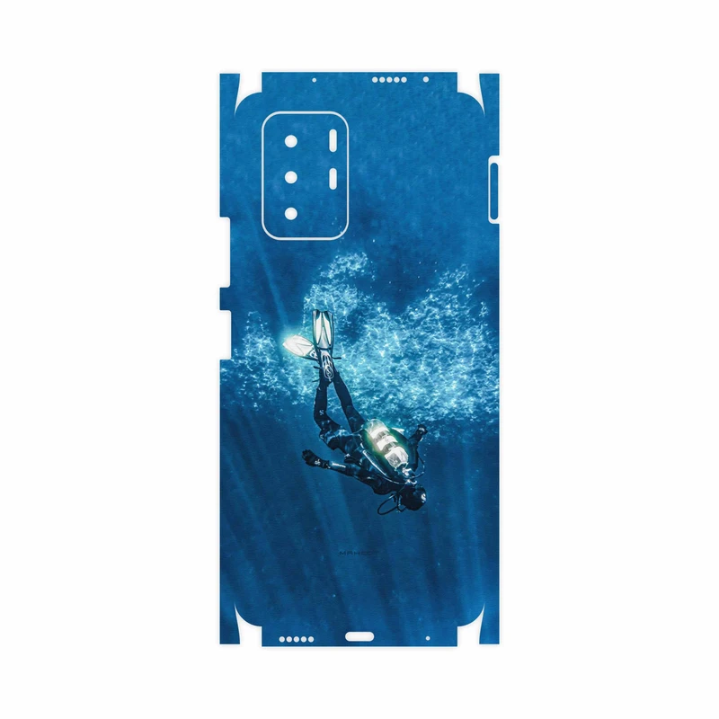 برچسب پوششی ماهوت مدل Scuba-Diving-FullSkin مناسب برای گوشی موبایل شیائومی Poco X3 GT 5G