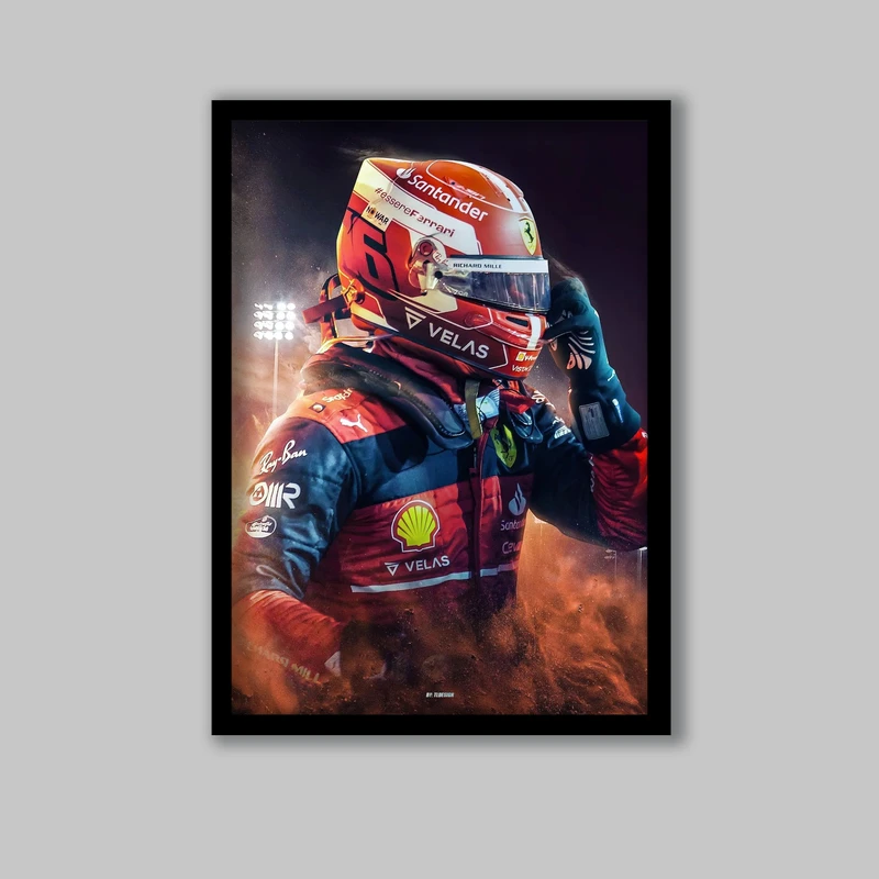 تابلو لیلیان طرح فرمول یک چارلز لکلرک کد LA-G11484-2