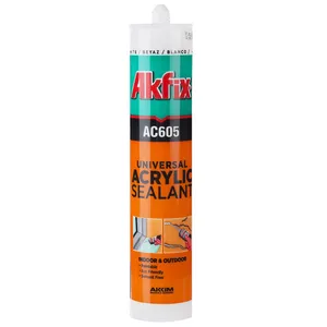 چسب درزگیر اکریلیک آکفیکس مدل AC605 حجم 310 میلی لیتر