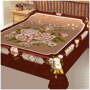 پتو دو نفره کالای خواب متین مدل گلبافت 219 سایز 240x220