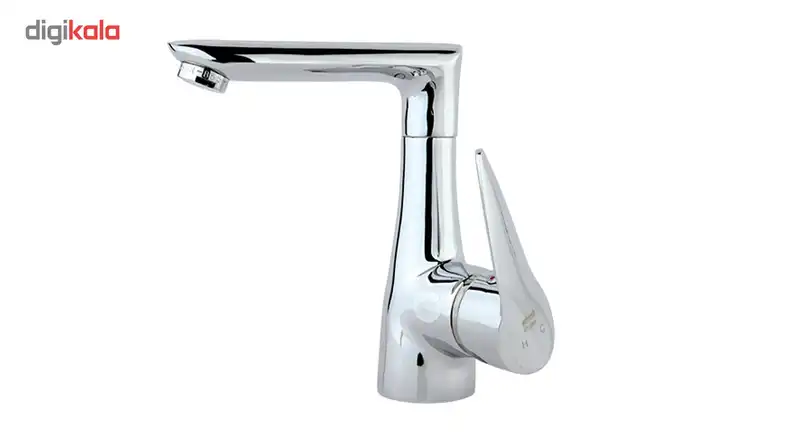 شیر روشویی راسان مدل رابیت کروم