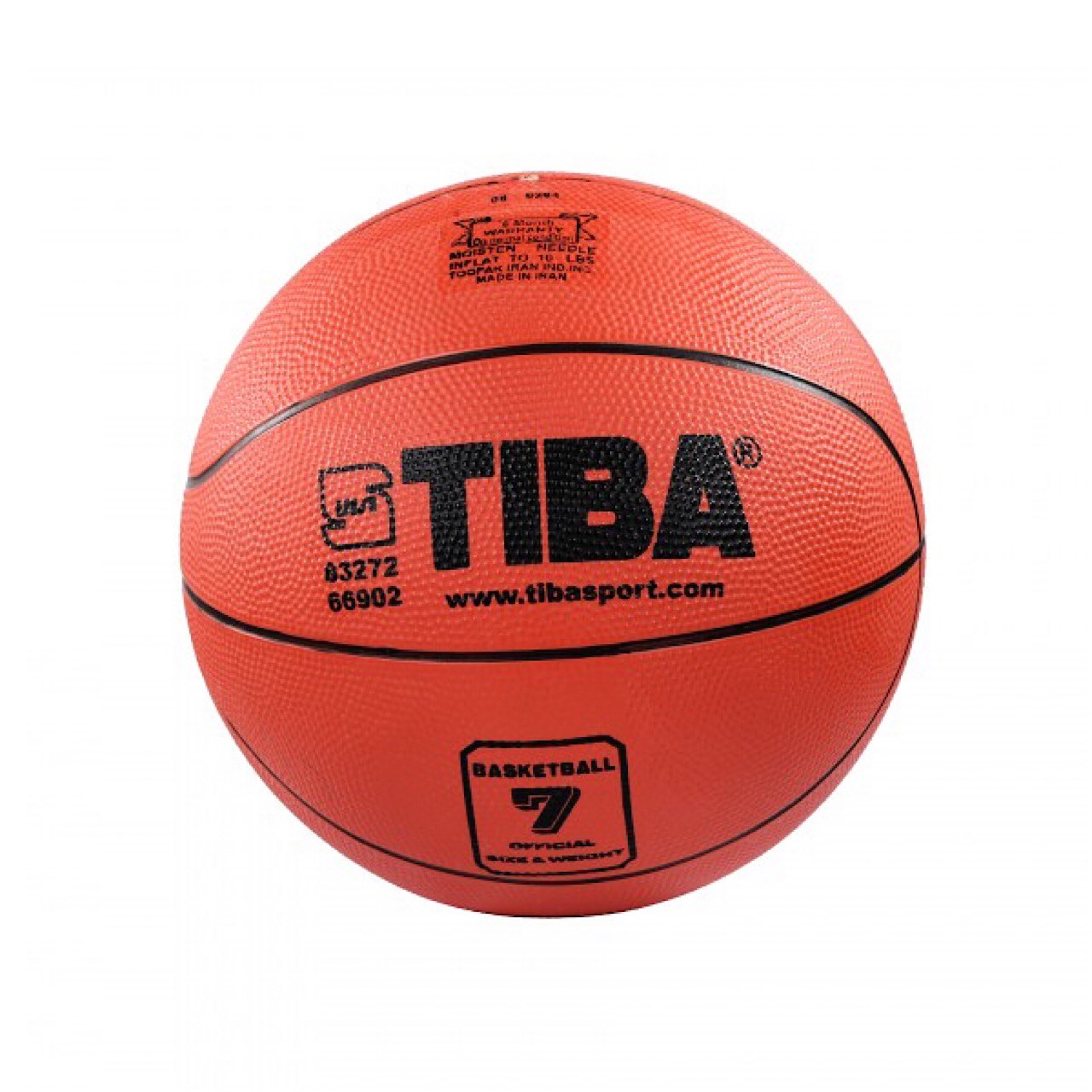 توپ بسکتبال تیبا مدل 7 سایز 5