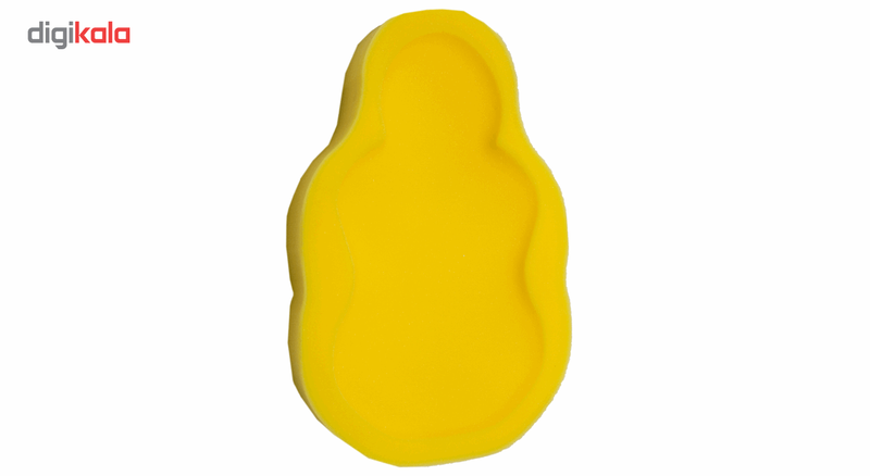 اسفنج وان حمام کودک بیبی جم مدل Yellow039 - بسته 3 عددی