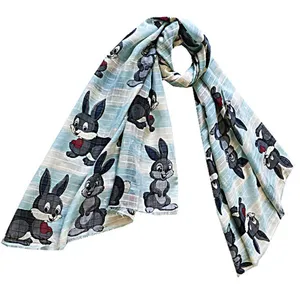 شال دخترانه مدل خرگوش کد 6632