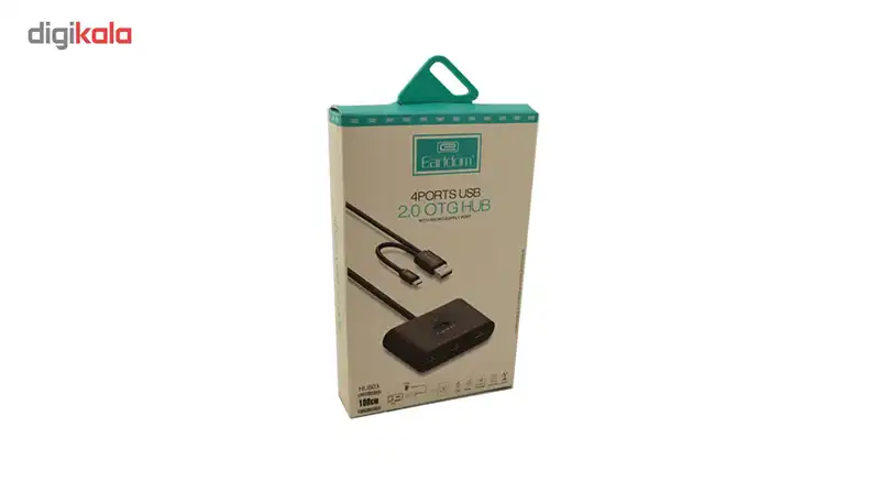 هاب USB 2.0 with OTG چهار پورت ارلدام مدل HUB03