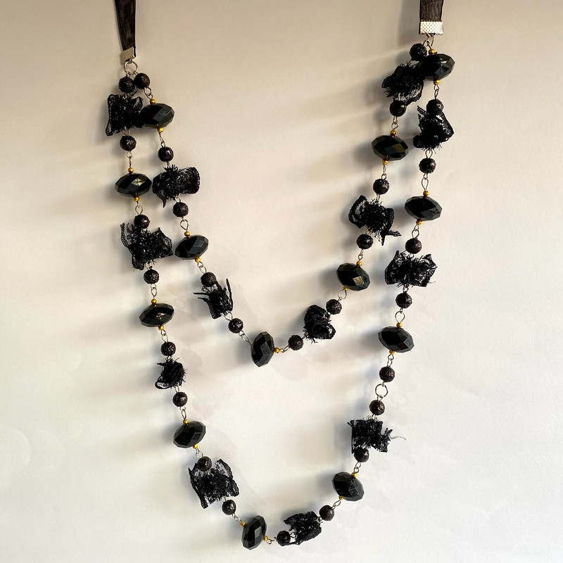 گردنبند دخترانه مدل گیپور 131