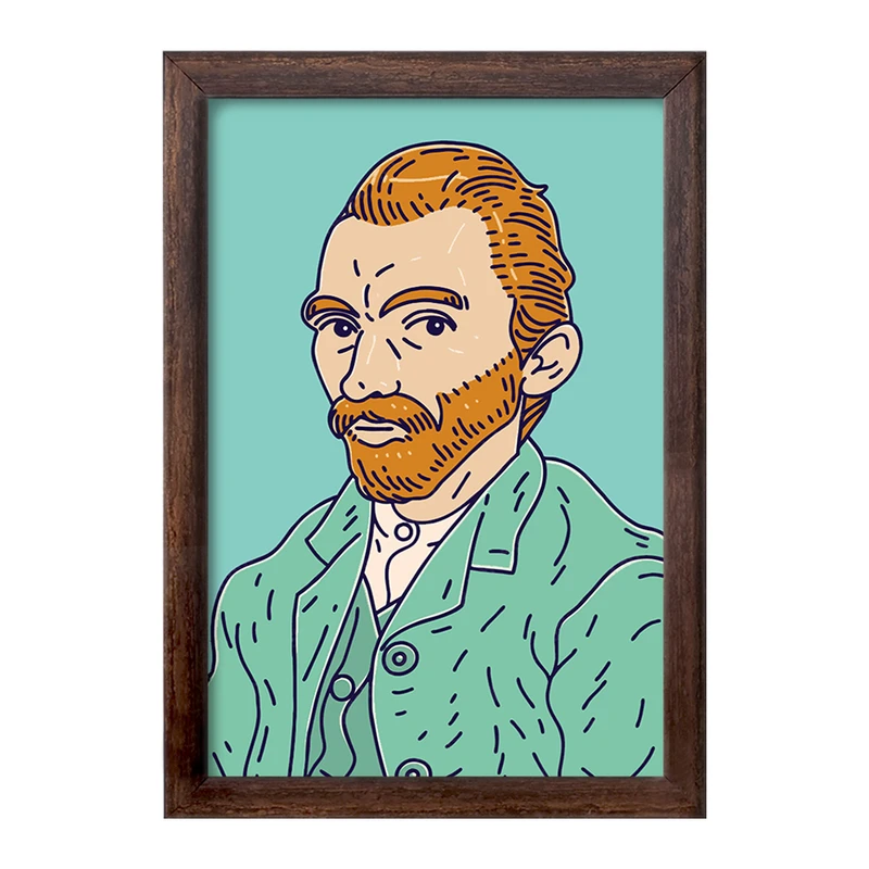 تابلو خندالو طرح ونسان ونگوگ کد 25450