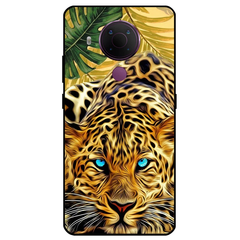 کاور مگافون طرح پلنگ مدل 7455 مناسب برای گوشی موبایل نوکیا 5.4     