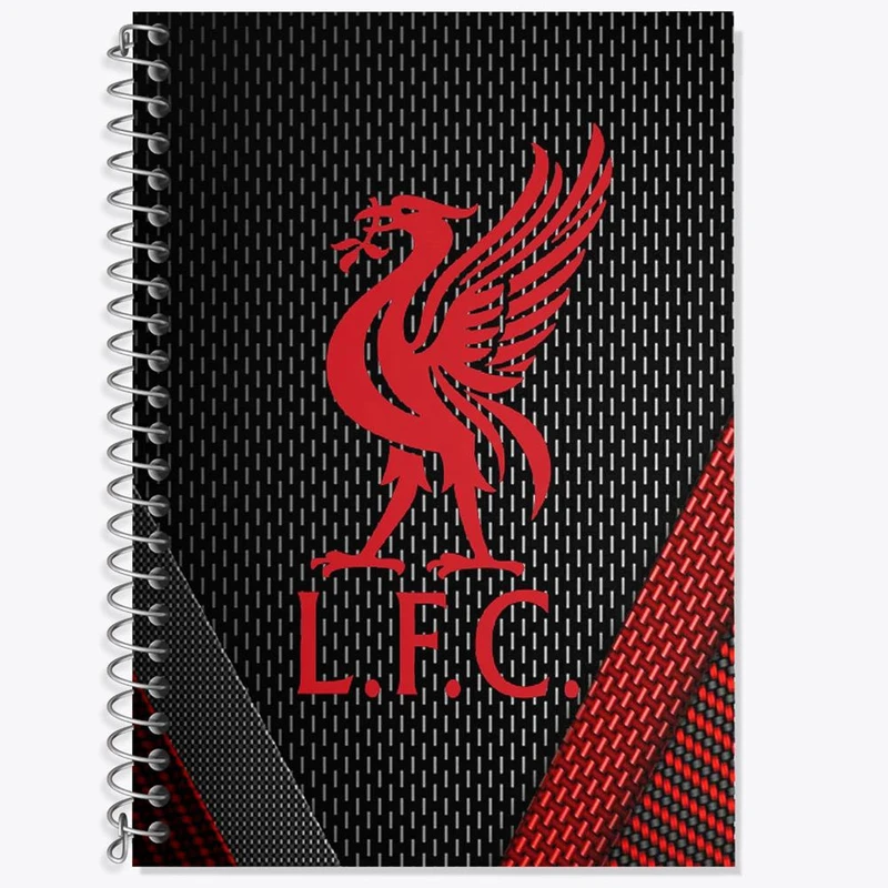 دفتر زبان 50 برگ خندالو مدل سه خط طرح باشگاه لیورپول کد 26985