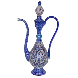 گلاب پاش مسی میناکاری شده سی دا طرح اسلیمی خطائی کد MI07001