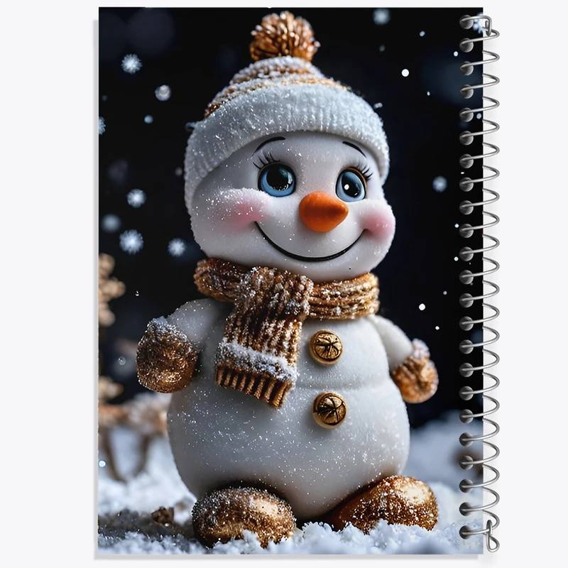 دفتر لیست خرید 50 برگ خندالو طرح آدم برفی بامزه کد F8404