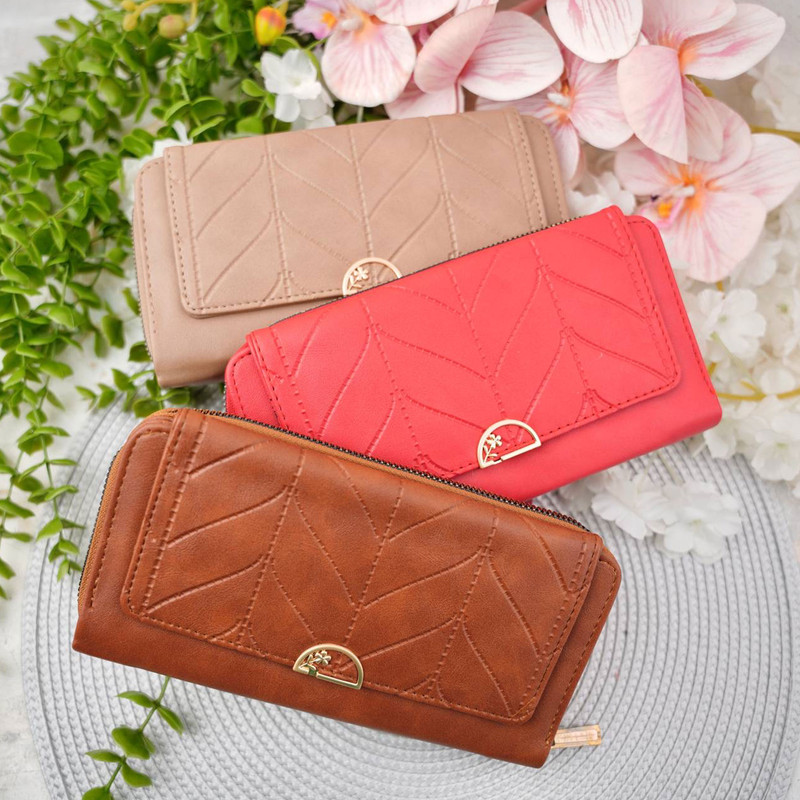 کیف پول زنانه مدل دسته دار کد KZD83-990