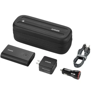مجموعه شارژر همراه انکر مدل B1802 Combo With Quick Charge 2.0 با ظرفیت 10050 میلی آمپر ساعت