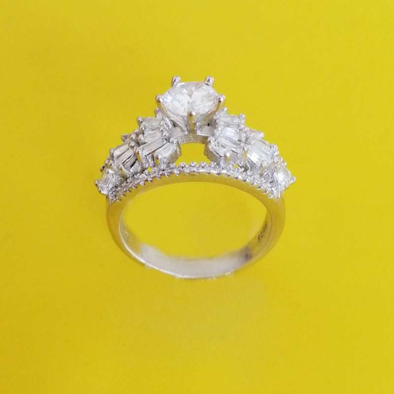 انگشتر نقره زنانه مدل Gh12