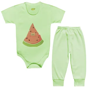 ست بادی و شلوار نوزادی کارانس طرح هندوانه مدل BSTG-4005