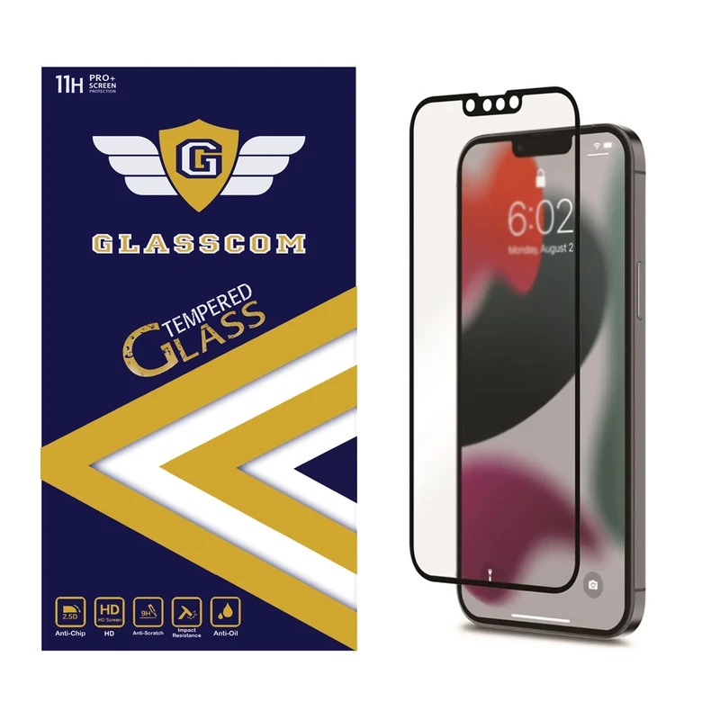 محافظ صفحه نمایش سرامیکی مات گلس کام مدل GC-i13MT مناسب برای گوشی موبایل اپل iPhone 13 / 13Pro / 14