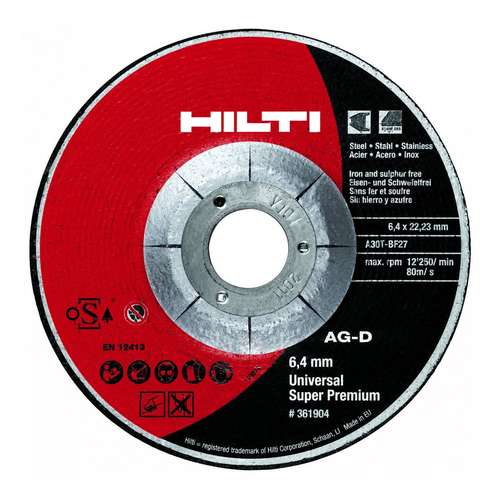 صفحه ساب فلز هیلتی مدل AG-D 115 UP بسته 5 عددی