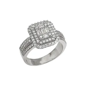 انگشتر نقره زنانه مدل سارای کد 0037